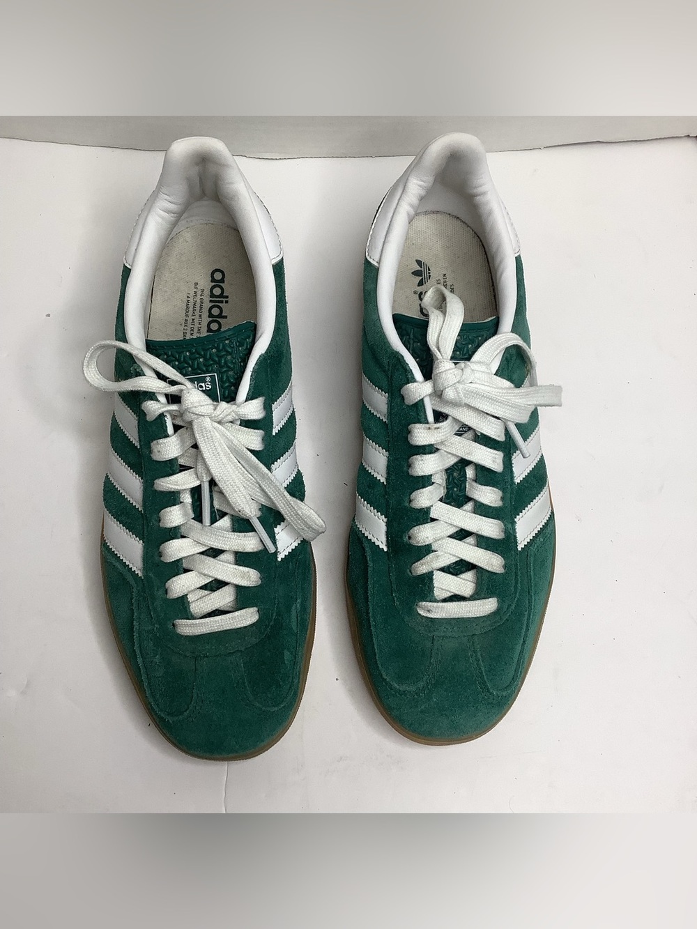 Adidas Gazelle Men’s Green Suede Lace-Up Sneakers